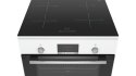 Bosch | Cooker | HLN39A020 | Hob type Induction | Oven type Electric | White | Width 60 cm | Grilling | LED | Depth 60 cm | 66 L