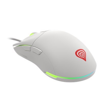 Genesis | Ultralight Gaming Mouse | Wired | Krypton 750 | Optical | Gaming Mouse | USB 2.0 | White | Yes