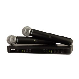 Shure | Yes | Wireless Dual Vocal System with two SM58 | BLX288E/SM58 | Black | W | Wireless connection