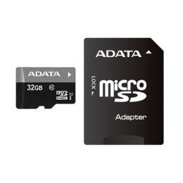 ADATA Premier UHS-I 32 GB, MicroSDHC, pamięć flash klasy 10, adapter