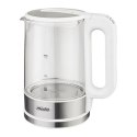 Mesko | Kettle | MS 1301w | Electric | 1850 W | 1.7 L | Glass/Stainless steel | 360° rotational base | White