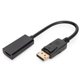 Digitus Video adapter | 19 pin HDMI Type A | Female | 20 pin DisplayPort | Male | Black | 0.15 m