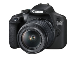 Canon EOS 2000D 18-55 IS + LP-E10 EU26 kolor: czarny