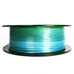 Flashforge Filament, PLA Silk Rainbow 3DP-PLA-SK-01-BG	 1.75 mm diameter, 1kg/spool, Blue/Green