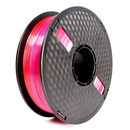 Flashforge Filament, PLA Silk Rainbow 3DP-PLA-SK-01-RP średnica 1,75 mm, 1kg/szpulka, Red/Purple
