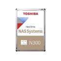 Toshiba HDD NAS N300 3.5"" 8TB / 7.2k / SATA / 256MB / Reliability: 24x7, 180TB per year, 1M hours / 3Y Warranty (RETAIL HDWG480