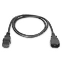 Digitus | Power extension cable | Power IEC 60320 C13 | Power IEC 60320 C14 | 1.8 m | Black