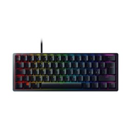 Razer | Optical Gaming Keyboard | Huntsman Mini 60% | Gaming keyboard | RGB LED light | NORD | Wired | Black | USB-C | Analog Sw