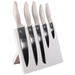 Stoneline Knife Block Natural Line 21197 Folding stand, 5 pc(s), Dishwasher proof, 9/12.5/20.1/20.2 cm