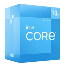 Intel i3-12100F, 3.30 GHz, FCLGA1700, Processor threads 8, Packing Retail, Processor cores 4, Component for Desktop