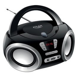 Adler CD Boombox AD 1181 łączność USB, głośniki, czarny