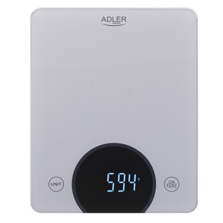 Adler | Kitchen Scale | AD 3173s | Maximum weight (capacity) 10 kg | Graduation 1 g | Display type LED | Grey