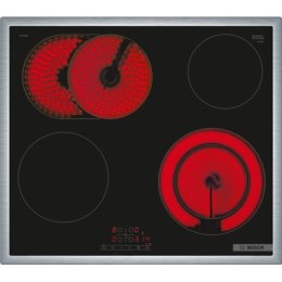 Bosch Hob PKN645BB2E Series 4 Electric, Number of burners/cooking zones 4, Touch, Timer, Black, Made in Germany