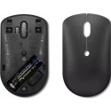 Lenovo | Wireless Compact Mouse | 400 | Red optical sensor | Wireless | 2.4G Wireless via USB-C receiver | Black | 1 year(s)