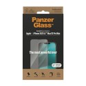 PanzerGlass | Screen protector - glass | Apple iPhone 13 Pro Max, 14 Plus | Polyethylene terephthalate (PET) | Black | Transpare
