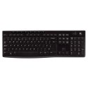 Logitech | K270 | Wireless Keyboard | Batteries included | QWERTY | Black | USB Mini reciever