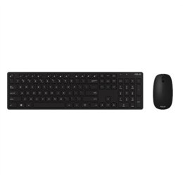 Asus W5000 Keyboard and Mouse Set, Wireless, Mouse included, Batteries included, RU, Black