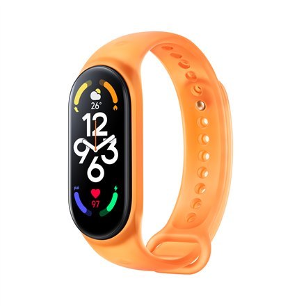 Xiaomi | Wrist strap | Designed For Xiaomi Smart Band 7 ¦ Xiaomi Mi Band 7, Smart Band 7 | Neon orange