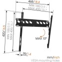 Vogels | Wall mount | MA3010-A1 | Tilt | 32-55 "" | Maximum weight (capacity) 40 kg | Black