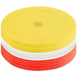 Pure2Improve Rubber Markers Training Markers Red/White/Yellow