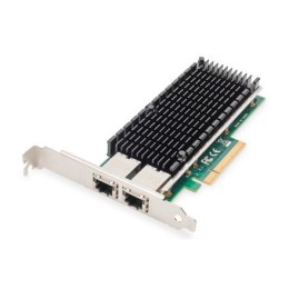 Digitus 10Gbps Dual Port Ethernet Server adapter PCIe X8, Intel X540 BT2
