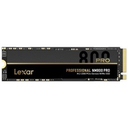Lexar NM800 PRO 1000 GB, obudowa SSD M.2 2280, interfejs SSD M.2 NVMe 1.4, prędkość zapisu 6300 MB/s, prędkość odczytu 7500 MB/s