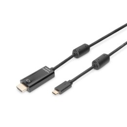 Digitus | Male | 19 pin HDMI Type A | Male | 24 pin USB-C | 2 m
