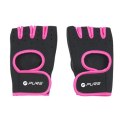 Pure2Improve Rękawice fitness Black/Pink, Neopren