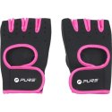 Pure2Improve Rękawice fitness Black/Pink, Neopren