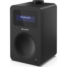 Sharp DR-430(BK) Radio cyfrowe, FM/DAB/DAB+, Bluetooth 5.0, nocna czerń