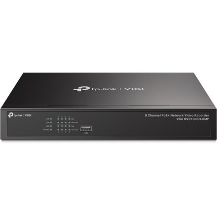 Sieciowy rejestrator wideo TP-LINK | PoE+ | VIGI NVR1008H-8MP | 1 | 8-kanałowy