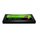 ADATA Ultimate SU650 1000 GB, obudowa SSD 2,5", interfejs SSD SATA 6Gb/s, prędkość zapisu 450 MB/s, prędkość odczytu 520 MB/s