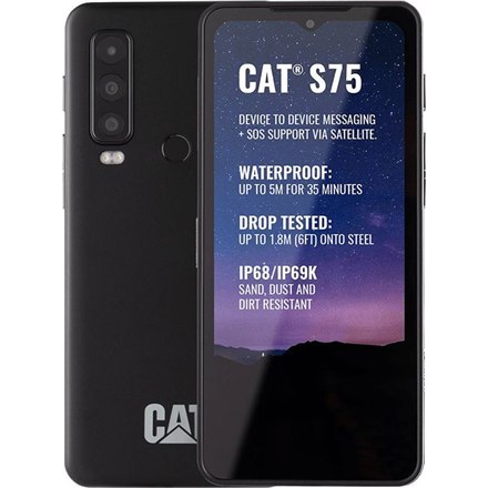 CAT | S75 | Black | 6.6 "" | IPS LCD | 1080 x 2408 | Mediatek | Dimensity 930 (6 nm) | Internal RAM 6 GB | 128 GB | microSDXC | 