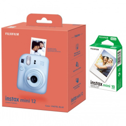 Aparat Fujifilm Instax Mini 11, pastelowy niebieski + instax mini błyszczący (10 pl)