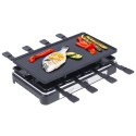 Adler | Raclette - grill elektryczny | AD 6616 | Stół | 1400 W | Czarny/stal nierdzewna