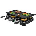 Adler | Raclette - grill elektryczny | AD 6616 | Stół | 1400 W | Czarny/stal nierdzewna