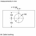 Bosch | Okap | DBB67AM60 Serie 6 | Okap | Klasa efektywności energetycznej B | Szerokość 59,7 cm | 460 m³/h | Sterowanie dotykow