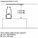 Bosch | Okap | DBB67AM60 Serie 6 | Okap | Klasa efektywności energetycznej B | Szerokość 59,7 cm | 460 m³/h | Sterowanie dotykow