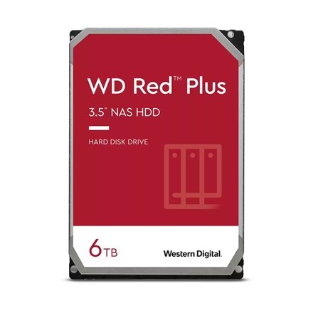 Western Digital | Dysk twardy NAS | WD60EFPX | 5400 RPM | 6000 GB | 256 MB