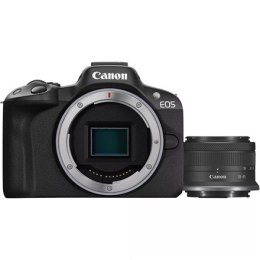 Canon EOS R50 + RF-S 18-45mm F4.5-6.3 IS STM (SIP) Megapiksel 24,2 MP, Stabilizator obrazu, ISO 32000, Przekątna wyświetlacza 2,