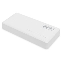 Digitus | 8-Port Gigabit Ethernet Switch | DN-80064-1 | Unmanaged | Desktop | 1 Gbps (RJ-45) ports quantity | 10 Gbps (RJ-45) po
