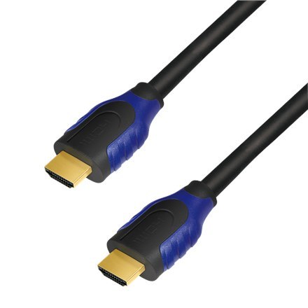 Logilink | High Speed with Ethernet | Męski | 19 pin HDMI typ A | Męski | 19 pin HDMI typ A | 2 m | Czarny