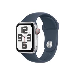 Apple Apple Watch SE (GPS + Cellular) Inteligentny zegarek 4G Aluminium Storm blue 40 mm Apple Pay Odbiornik GPS/GLONASS/Galileo