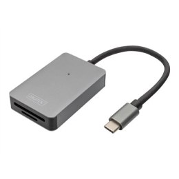 Czytnik kart DIGITUS USB-C, 2 porty, szybki Digitus