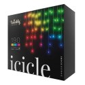 Twinkly Icicle Smart LED Lights 190 RGB (Multicolor), 5m, Transparent wire Twinkly | Icicle Smart LED Lights 190, 5m, Transparen