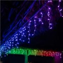 Twinkly Icicle Smart LED Lights 190 RGB (Multicolor), 5m, Transparent wire Twinkly | Icicle Smart LED Lights 190, 5m, Transparen