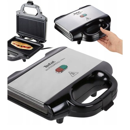 TEFAL | SM157236 | Sandwich Maker | 700 W | Number of plates 1 | Black/Stainless steel