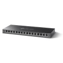 TP-LINK TL-SG116P 16-Port Gigabit Desktop Switch with 16-Port PoE+ TP-LINK | 16-Port Gigabit Desktop Switch | TL-SG116P | Unmana