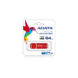 ADATA UV150 64 GB USB 3.0 w Kolorze Czerwonym