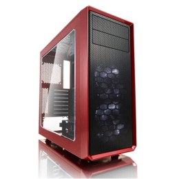 Fractal Design | Focus G | FD-CA-FOCUS-RD-W | Side window | Left side panel - Tempered Glass | Red | ATX | Power supply included